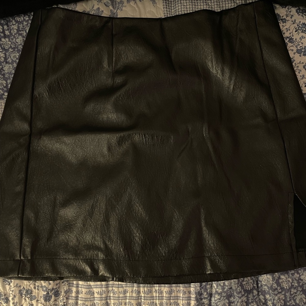 Wild Fable leather skirt